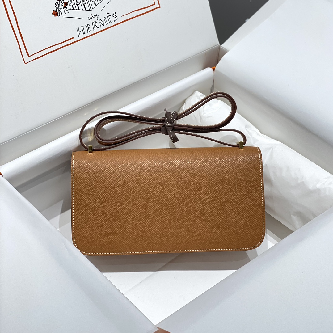 Bagsaaa H**me5 Constance Elan Brown & Gold - 24x12x4 cm