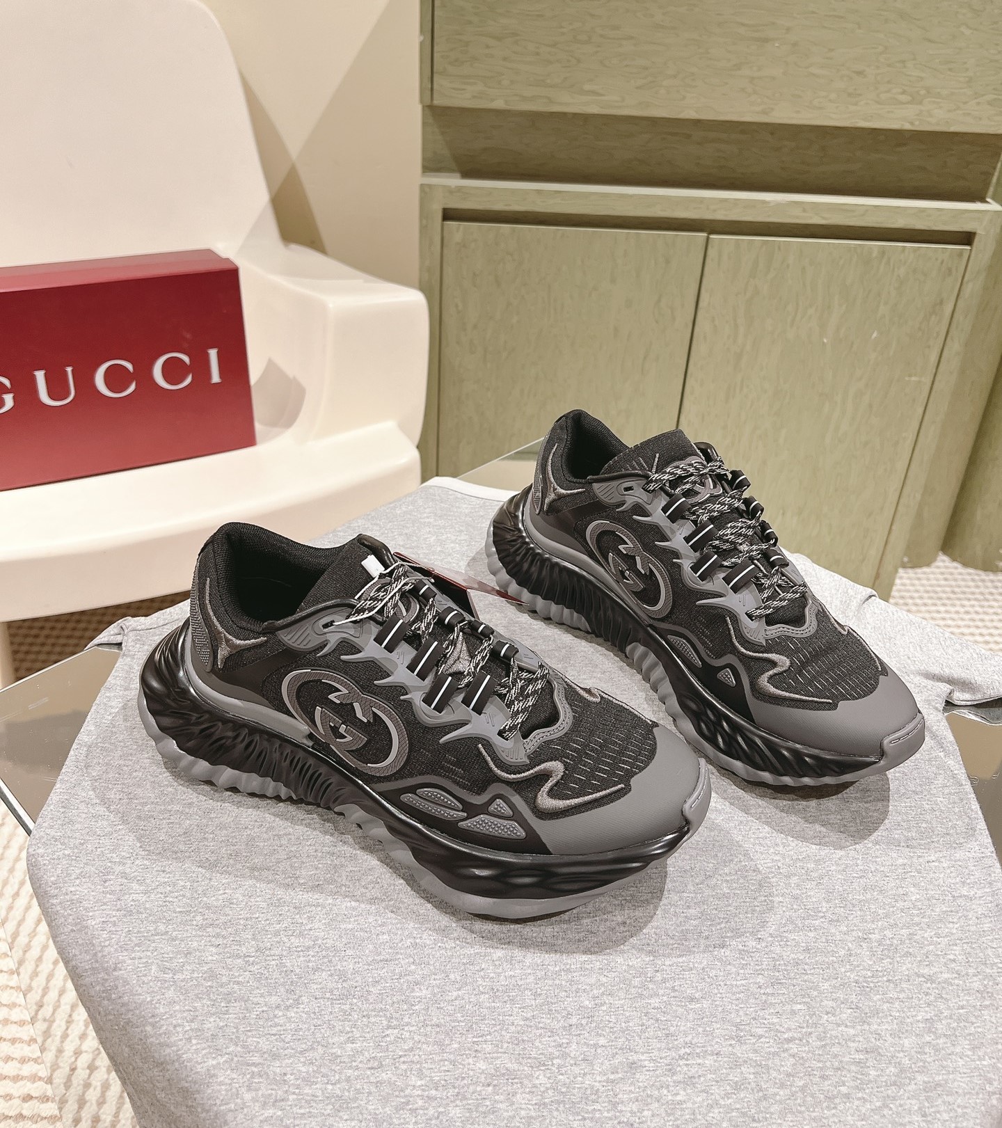 Bagsaaa Gvc*1 Ripple sneaker black