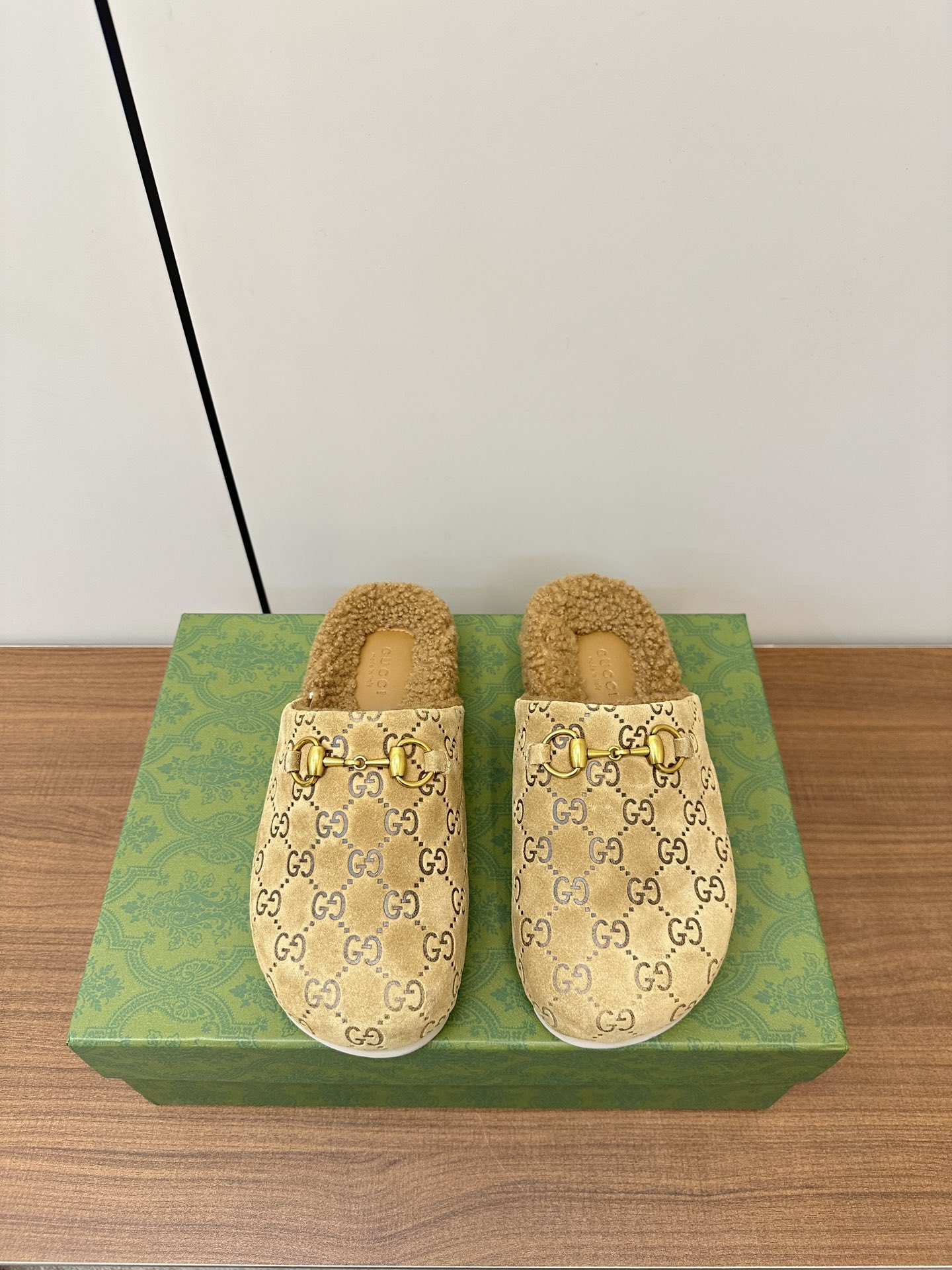 Bagsaaa Gvc*1 Women's Horsebit mule beige