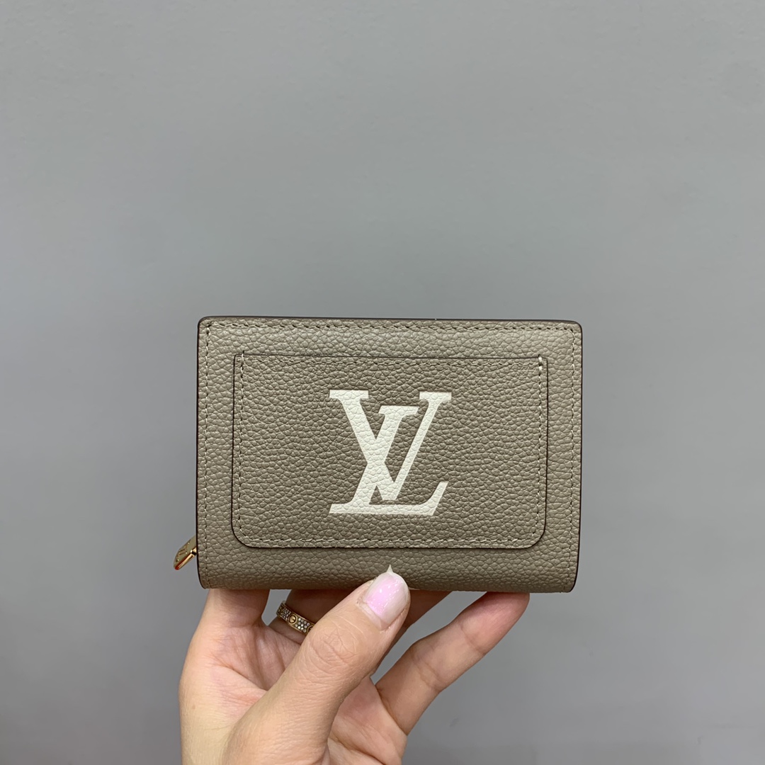 Bagsaaa L0vis Vvtt0n M82370 Cléa Wallet Gray - 8.5 x 3.5 x 11 cm