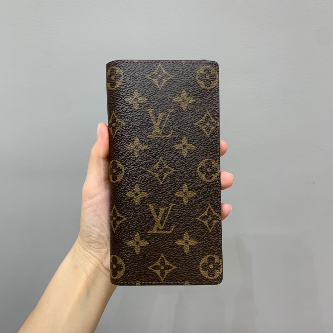 Bagsaaa L0vis Vvtt0n M66540 Brazza Wallet Monogram - 19cm