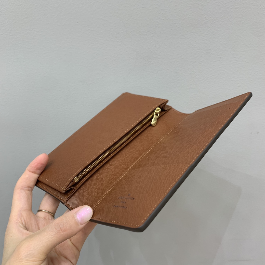 Bagsaaa L0vis Vvtt0n M66540 Brazza Wallet Monogram - 19cm