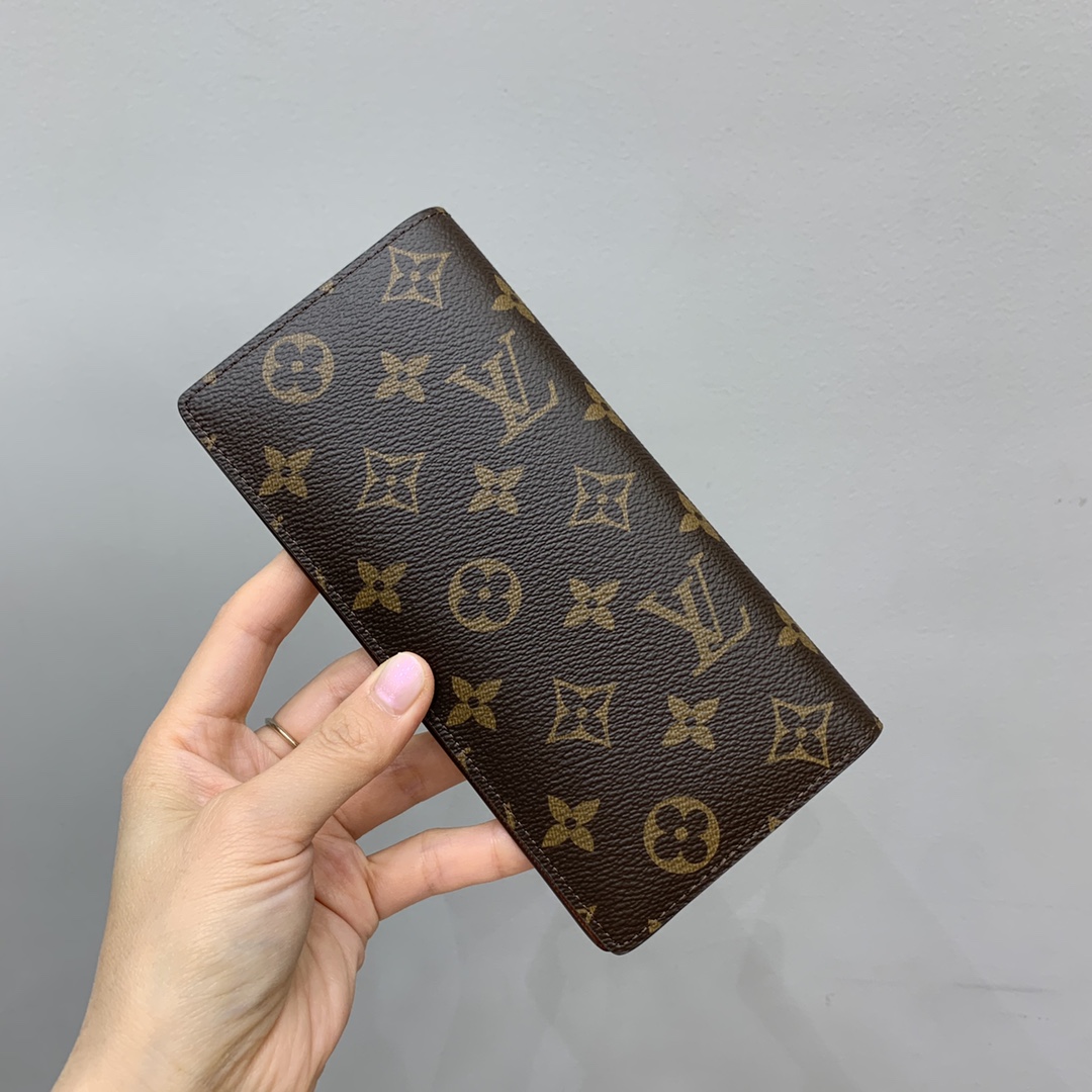 Bagsaaa L0vis Vvtt0n M66540 Brazza Wallet Monogram - 19cm