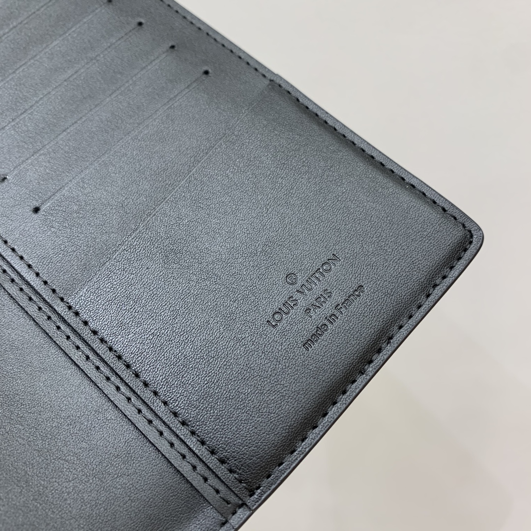 Bagsaaa L0vis Vvtt0n M69980 Brazza Wallet Black - 19cm