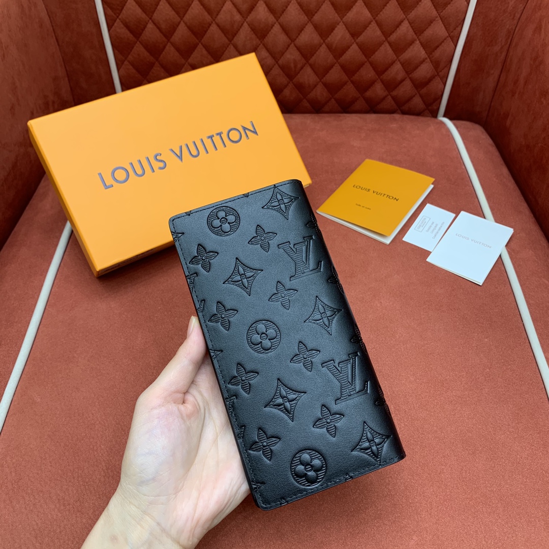 Bagsaaa L0vis Vvtt0n M62900 Brazza Wallet Black - 19cm