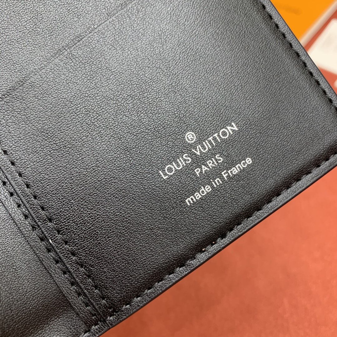 Bagsaaa L0vis Vvtt0n M62900 Brazza Wallet Black - 19cm