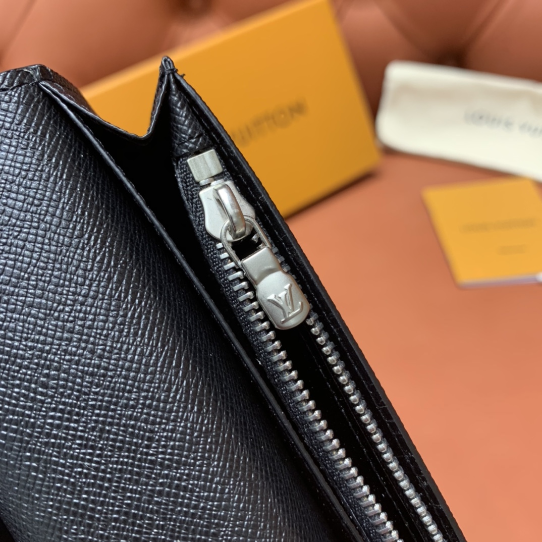 Bagsaaa L0vis Vvtt0n N62665 Brazza Wallet Damier Graphite - 19cm