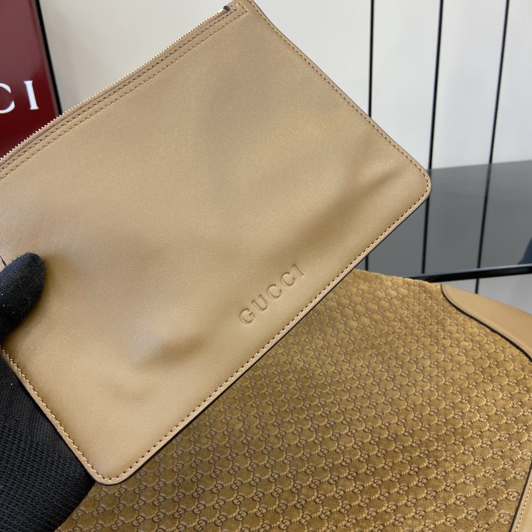 Bagsaaa Gvc*1 B large shoulder bag 815924 brown suede - 49 x 46 x 4cm