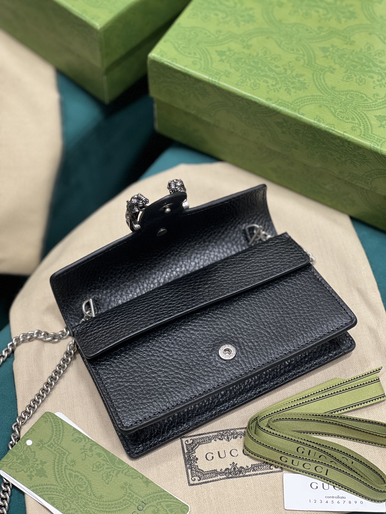 Bagsaaa Gvc*1 Dionysus S*per mini bag 476432 black - 16.5cm