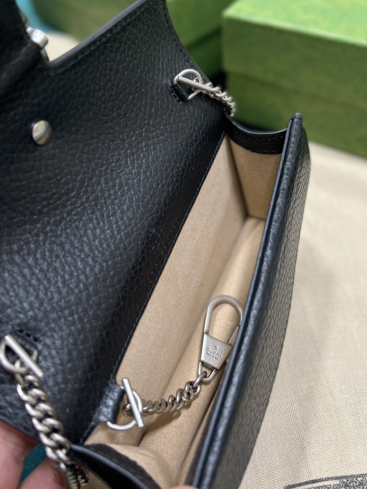 Bagsaaa Gvc*1 Dionysus S*per mini bag 476432 black - 16.5cm