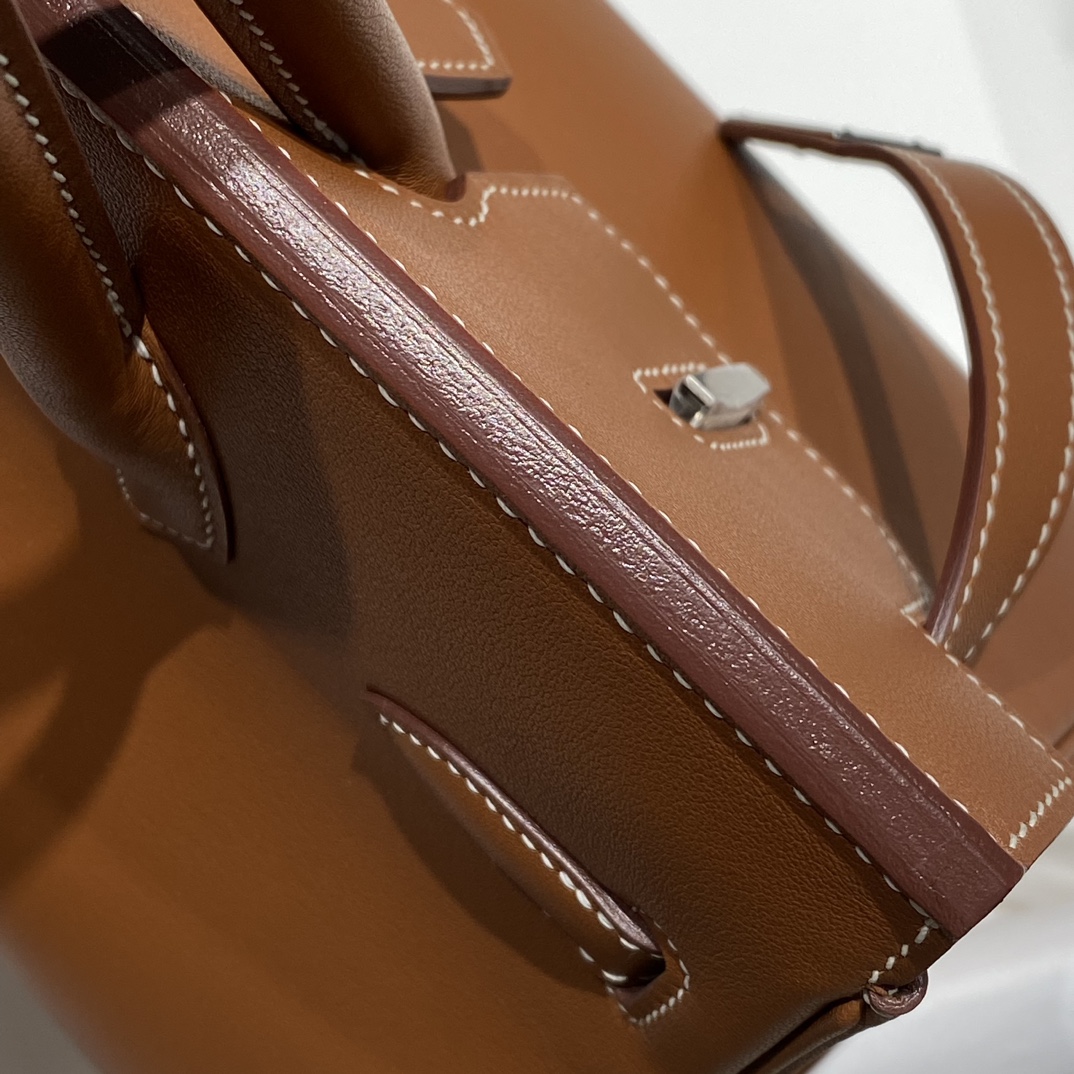 Bagsaaa H**me5 Shoulder Birkin Brown - 29cm