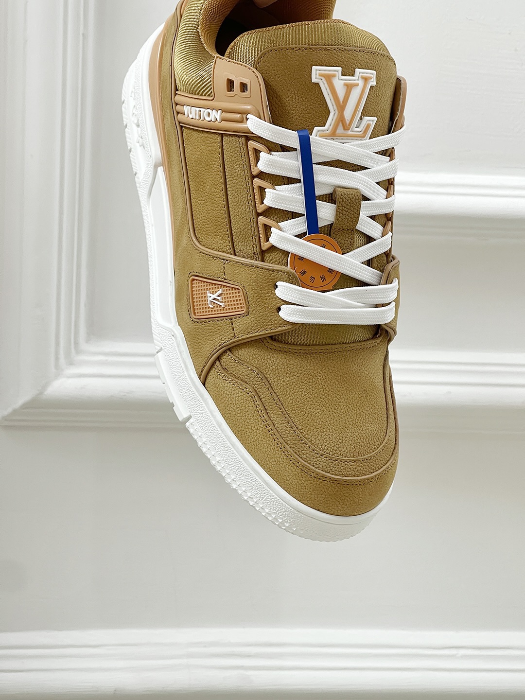 Bagsaaa LV Trainer Sneaker Dark Beige