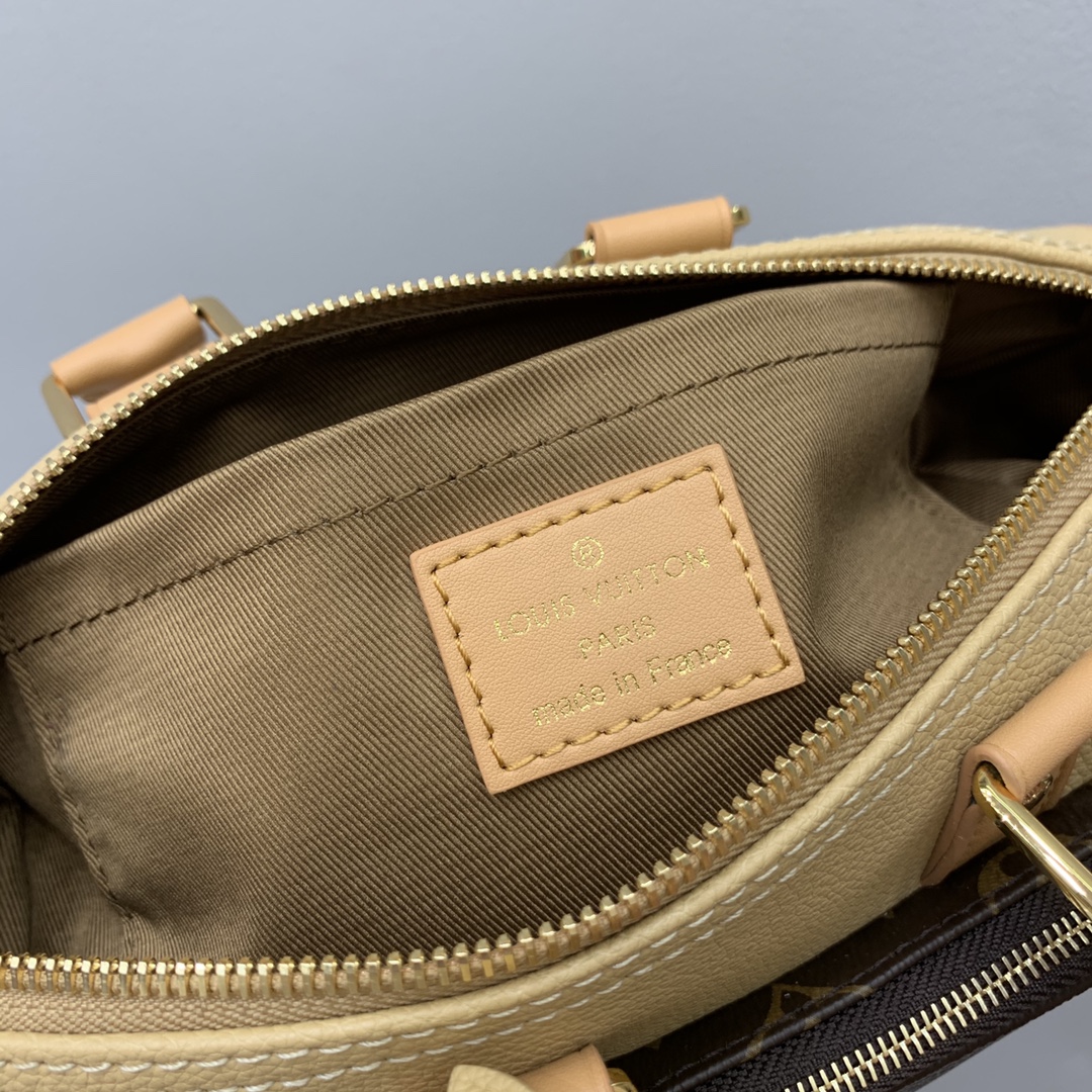 Bagsaaa L0vis Vvtt0n M12627 Keepall Bandoulière 25 Beige - 25 x 15 x 11 cm
