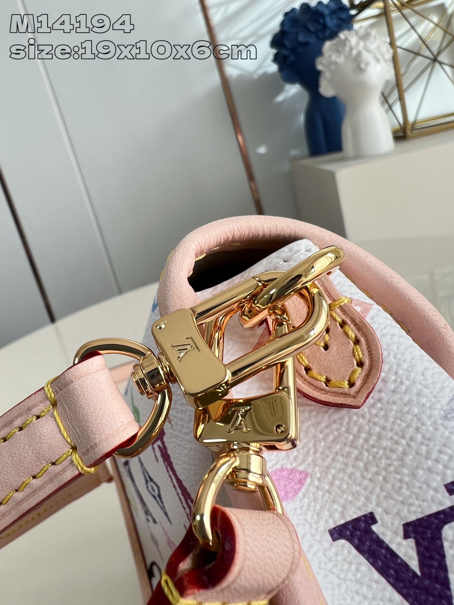 Bagsaaa L0vis Vvtt0n M14194 LV x TM Nano Diane Multicolored - 19cm