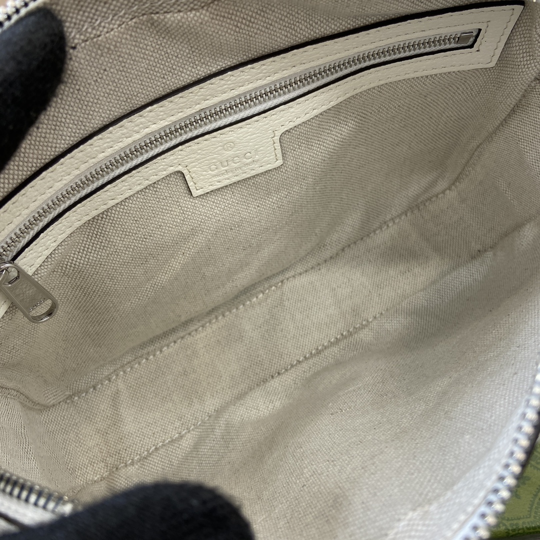 Bagsaaa Gvc*1 Small GG Crossbody Bag With Tag 795465 White - 24cm