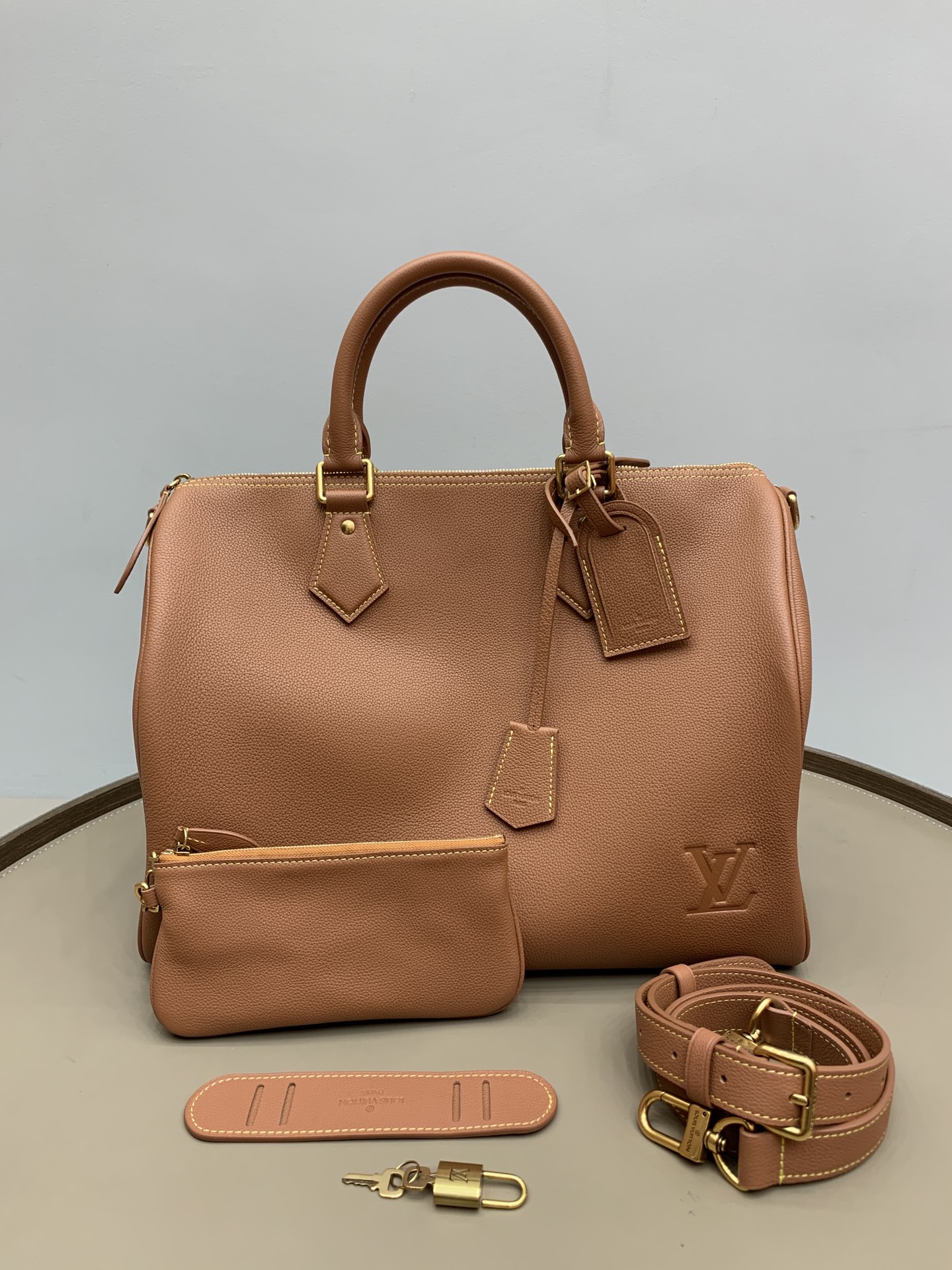 Bagsaaa L0vis Vvtt0n M12672 Speedy P9 Bandoulière 40 Brown - 40 x 26 x 23 cm