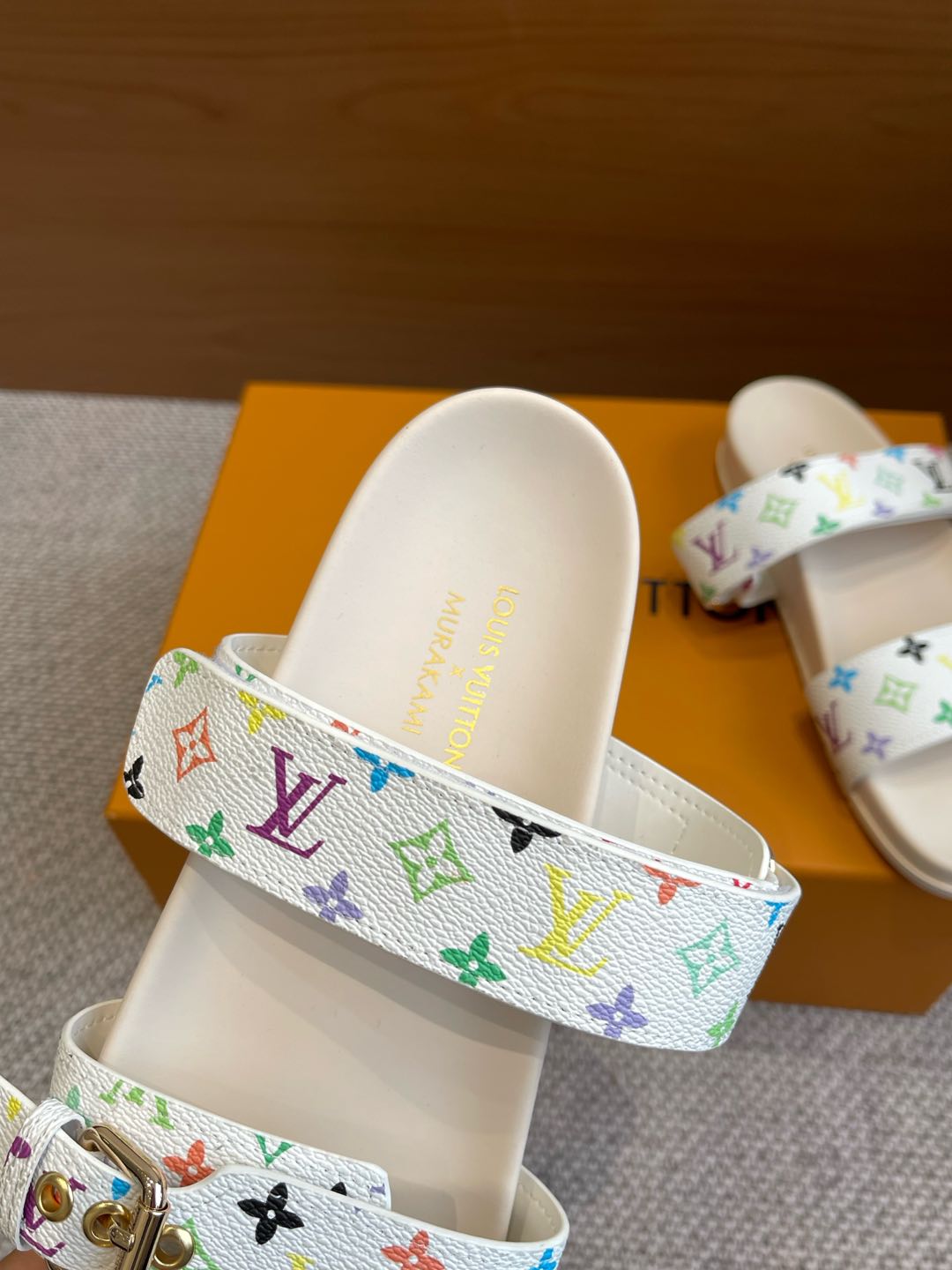 Bagsaaa LV x TM Bom Dia Flat Comfort Mule Multicolored