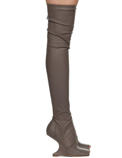 Bagsaaa Rick Owens porterville cantilever 11 tall boots