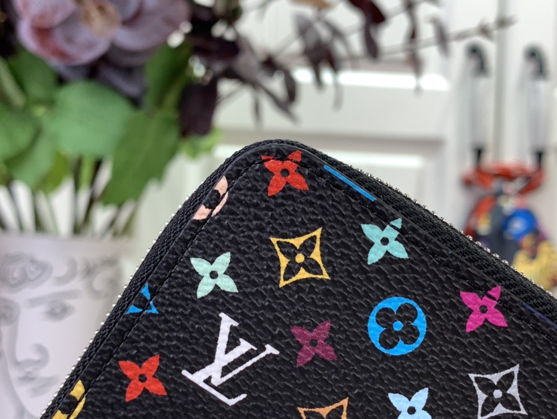 Bagsaaa M13409 LV x TM Zippy Coin Purse Multicolored - 11cm