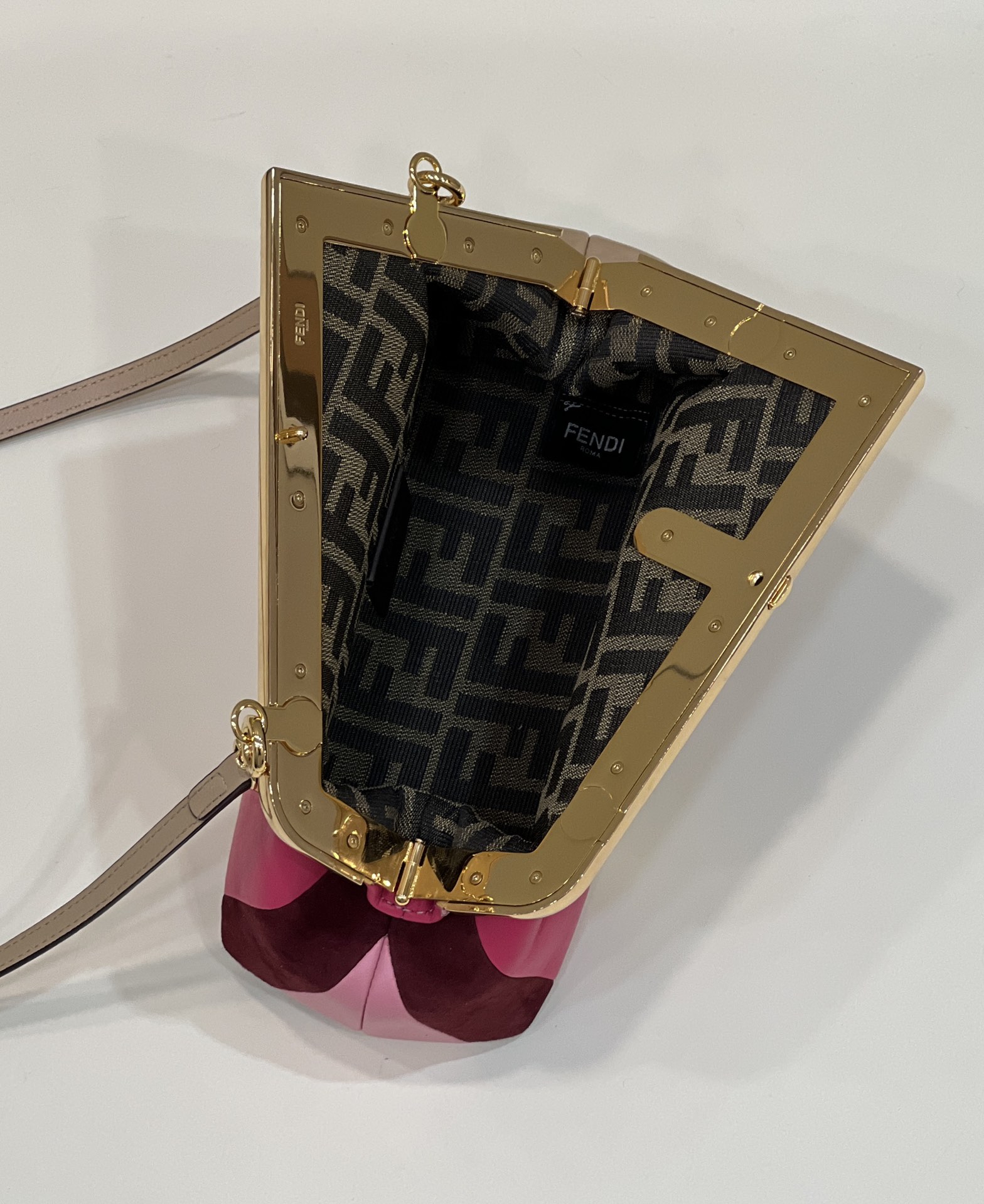 Bagsaaa F**di First Small Clutch Bag Multicolor - 26cm