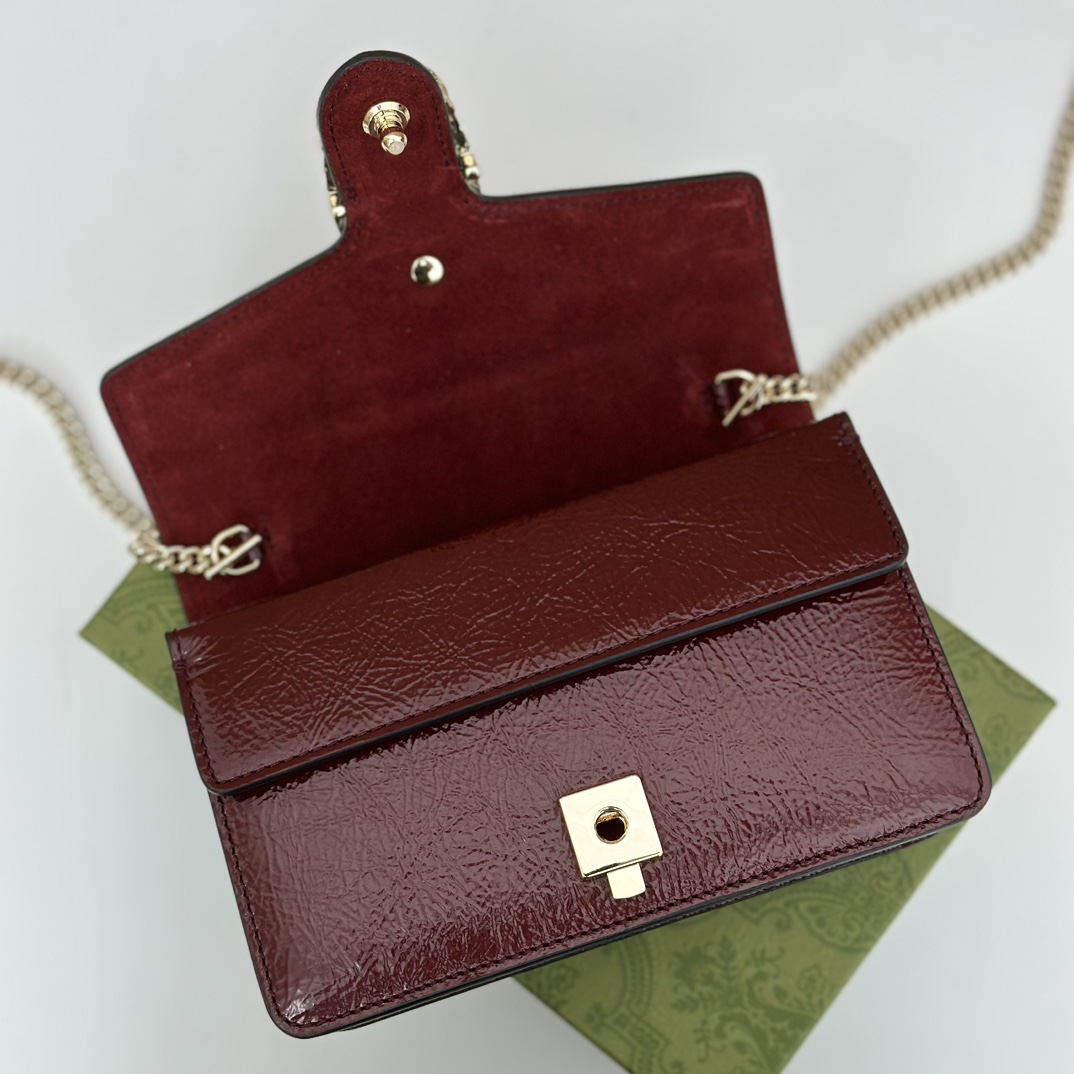 Bagsaaa Gvc*1 Dionysus S*per mini bag 795368 red - 17.5cm