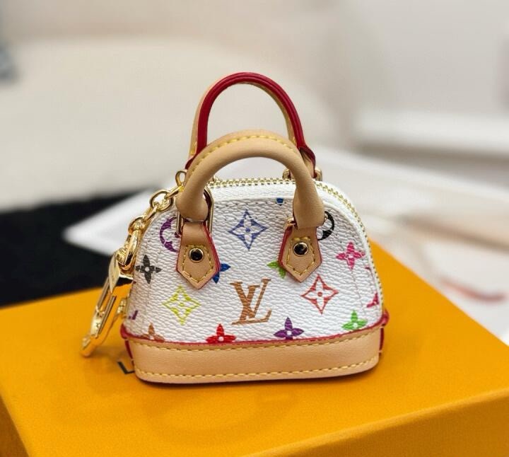 Bagsaaa M02458 LV x TM Micro Alma Bag Charm Monogram Multicolor
