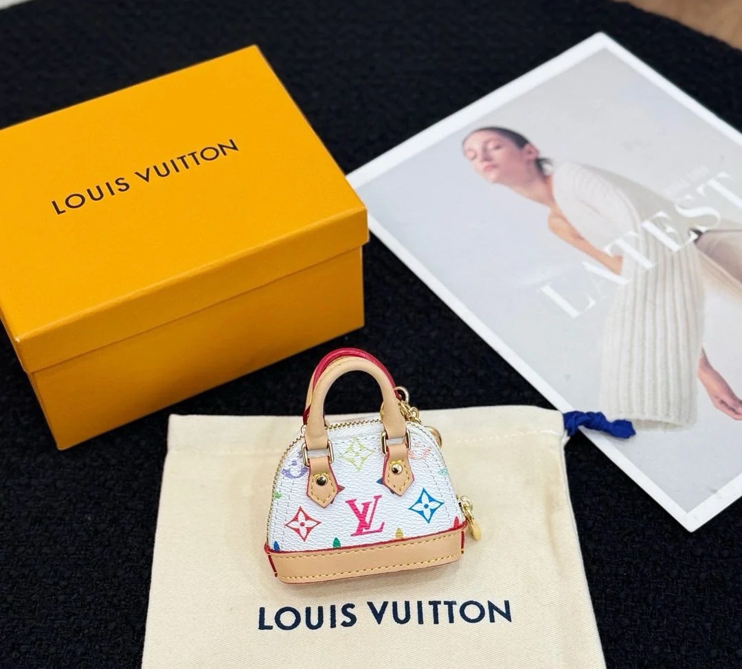 Bagsaaa M02458 LV x TM Micro Alma Bag Charm Monogram Multicolor