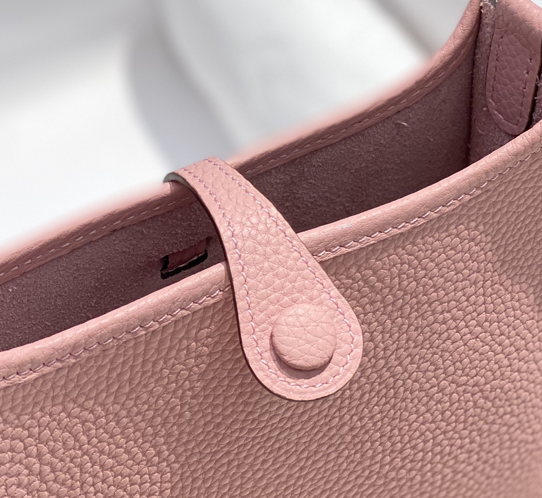 Bagsaaa H**me5 Evelyne Bag Pink Togo - 18cm