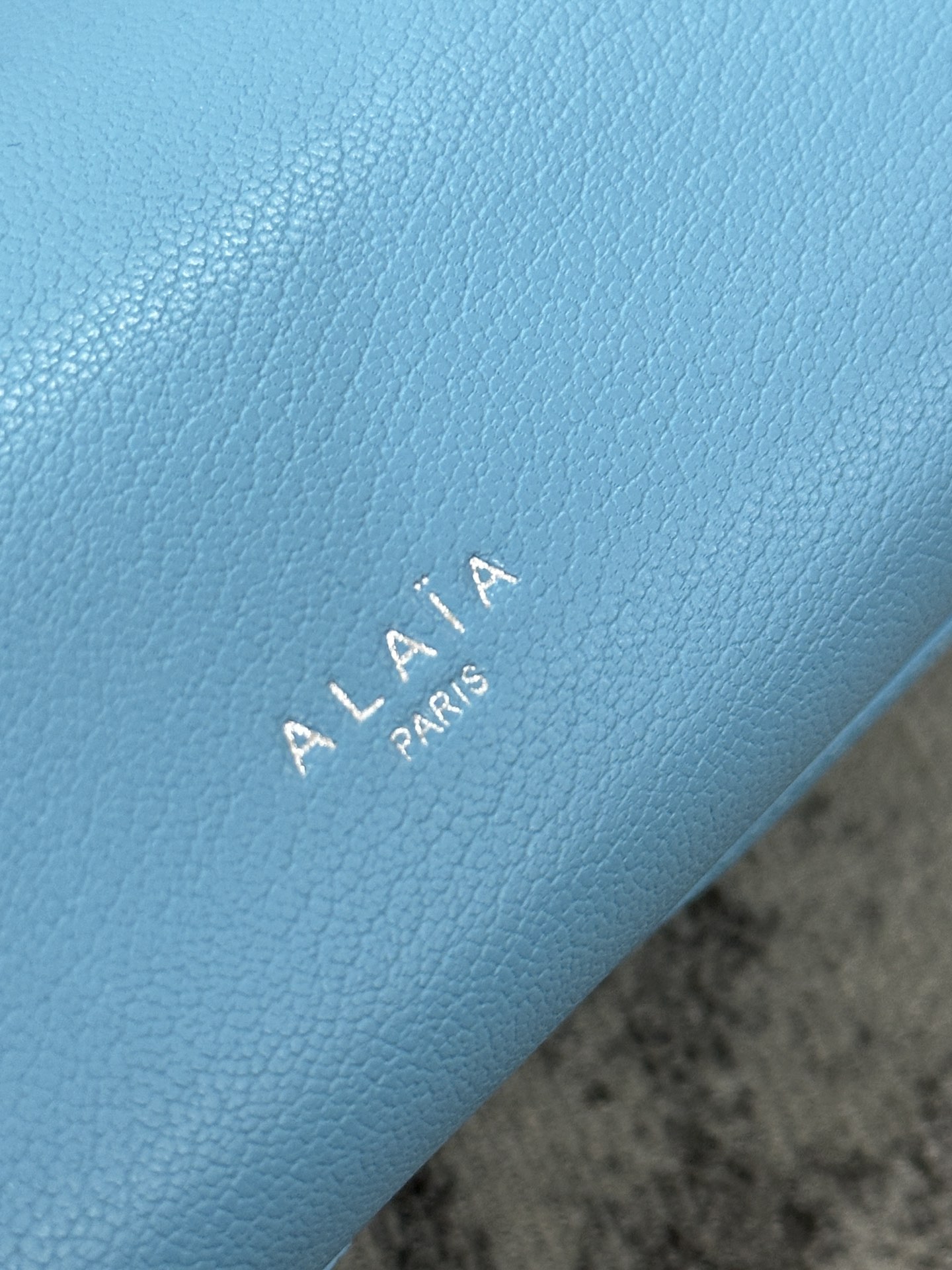 Bagsaaa Alaia Le Teckel Small Bag Blue - 27x9x8 cm