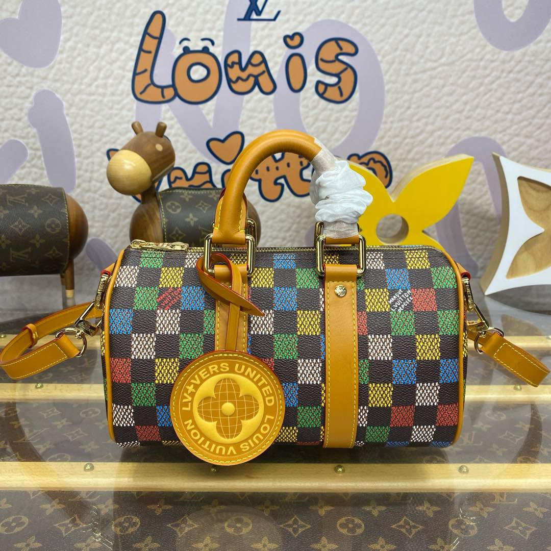 Bagsaaa L0vis Vvtt0n N00148 Keepall Bandoulière 25 Multicolor - 25 x 15 x 11 cm