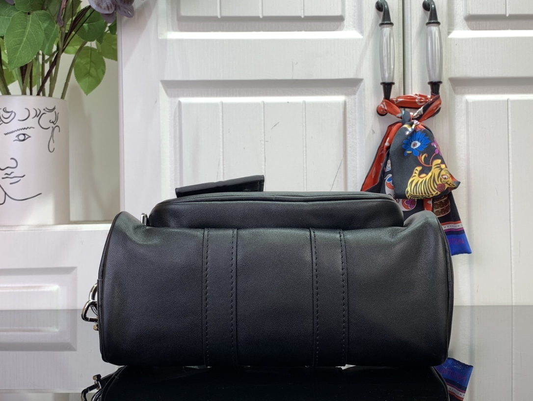 Bagsaaa L0vis Vvtt0n M13988 Keepall Cargo Bandoulière 25 Black - 25 x 15 x 11 cm