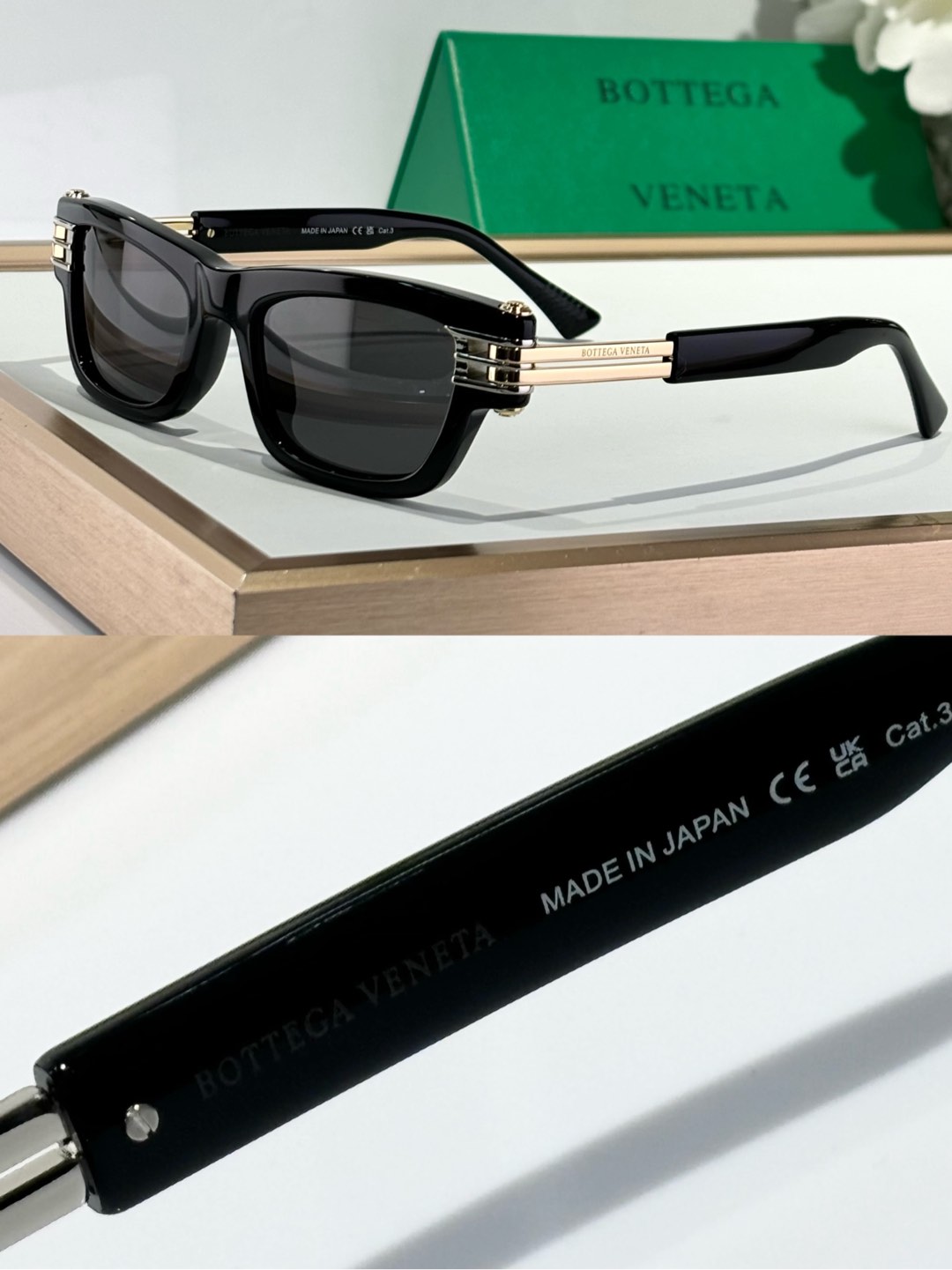 Bagsaaa B0tt*ga Ven*ta Bolt Squared Sunglasses