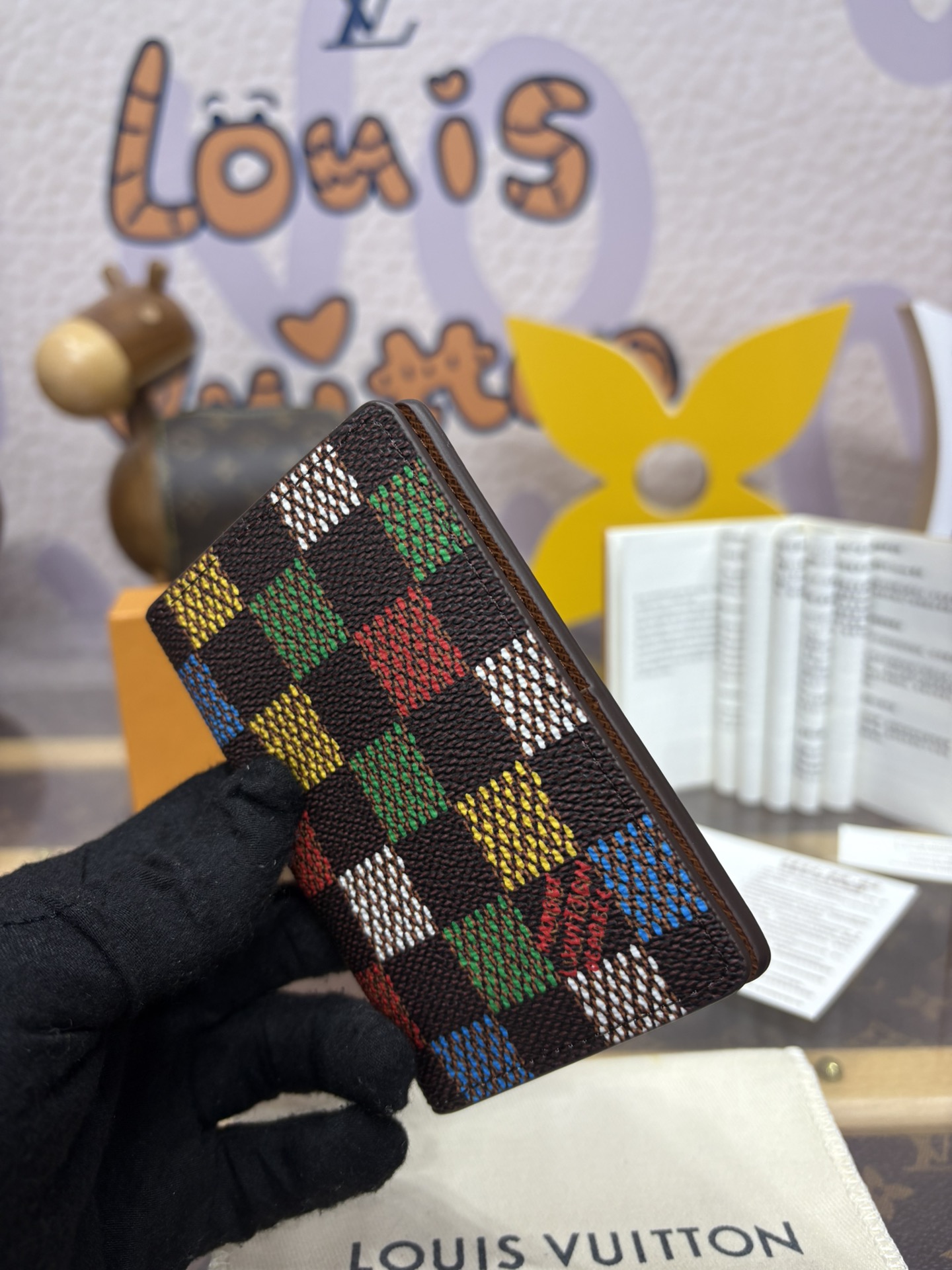 Bagsaaa N00138 Pocket Organizer Multicolor - 7.5 x 11.1 x 1 cm