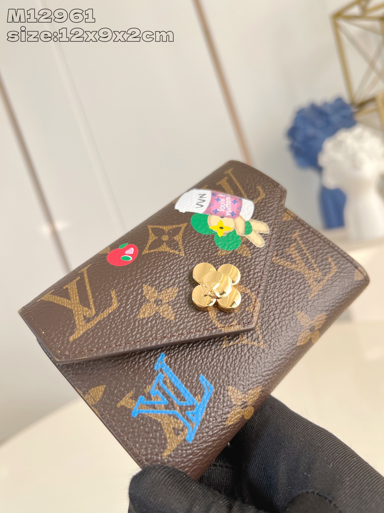 Bagsaaa L0vis Vvtt0n M12961 57th Street NYC Victorine Wallet - 12cm