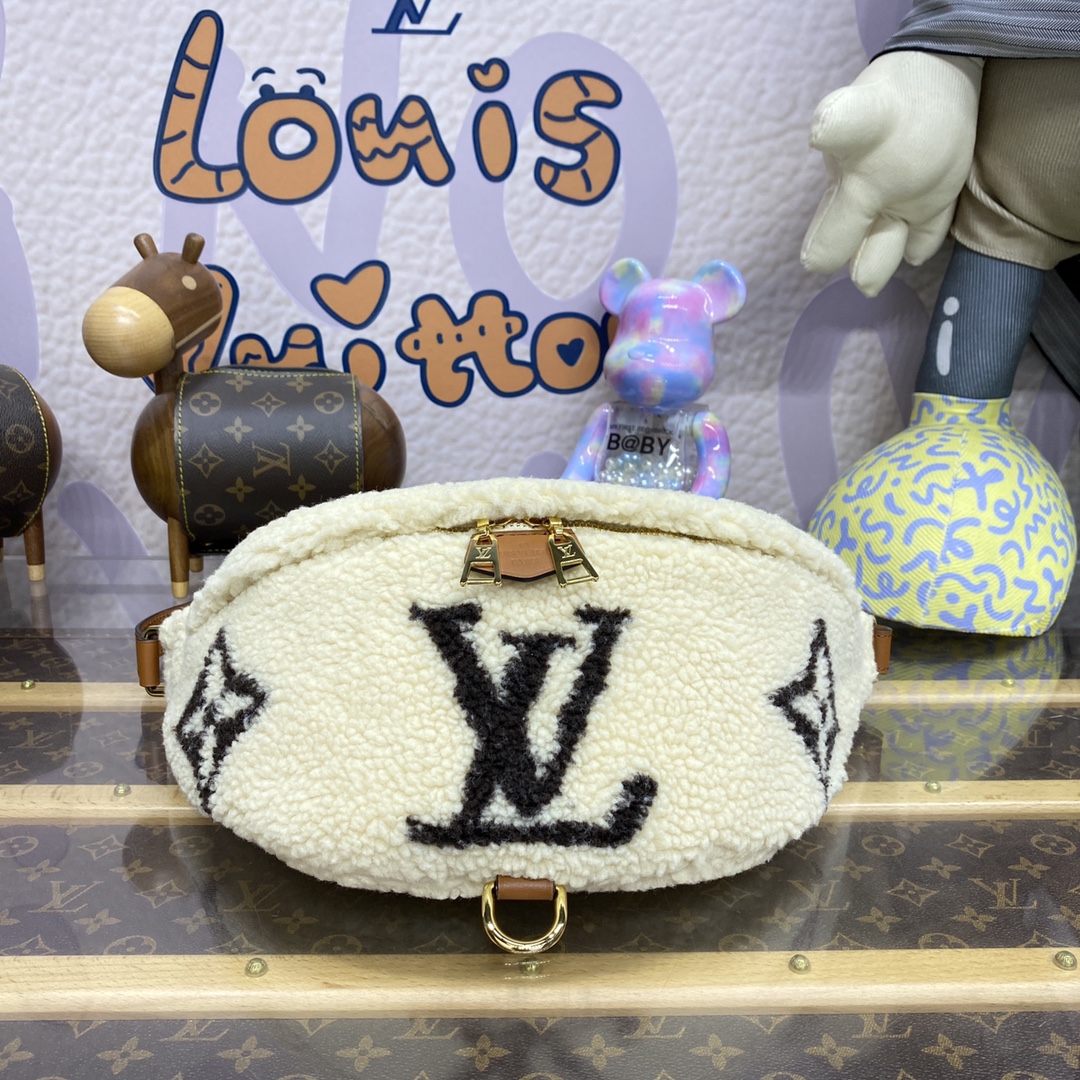 Bagsaaa M23715 L0vis Vvtt0n Bumbag SKI Cream/Brown - 37x14x13cm
