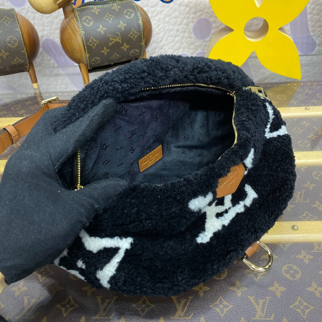 Bagsaaa M11799 Bumbag Bicolor Black - 37cm