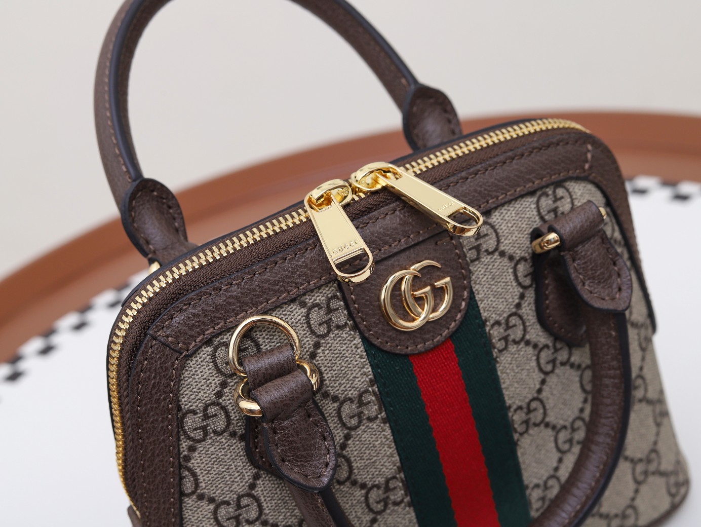 Bagsaaa Gvc*1 Ophidia mini top handle bag 772216 - 20.5cm