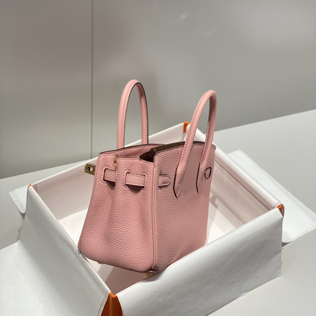 Bagsaaa H**me5 Mini Birkin Pink Togo - 20cm