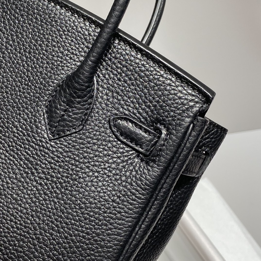 Bagsaaa H**me5 Mini Birkin Black Togo - 20cm