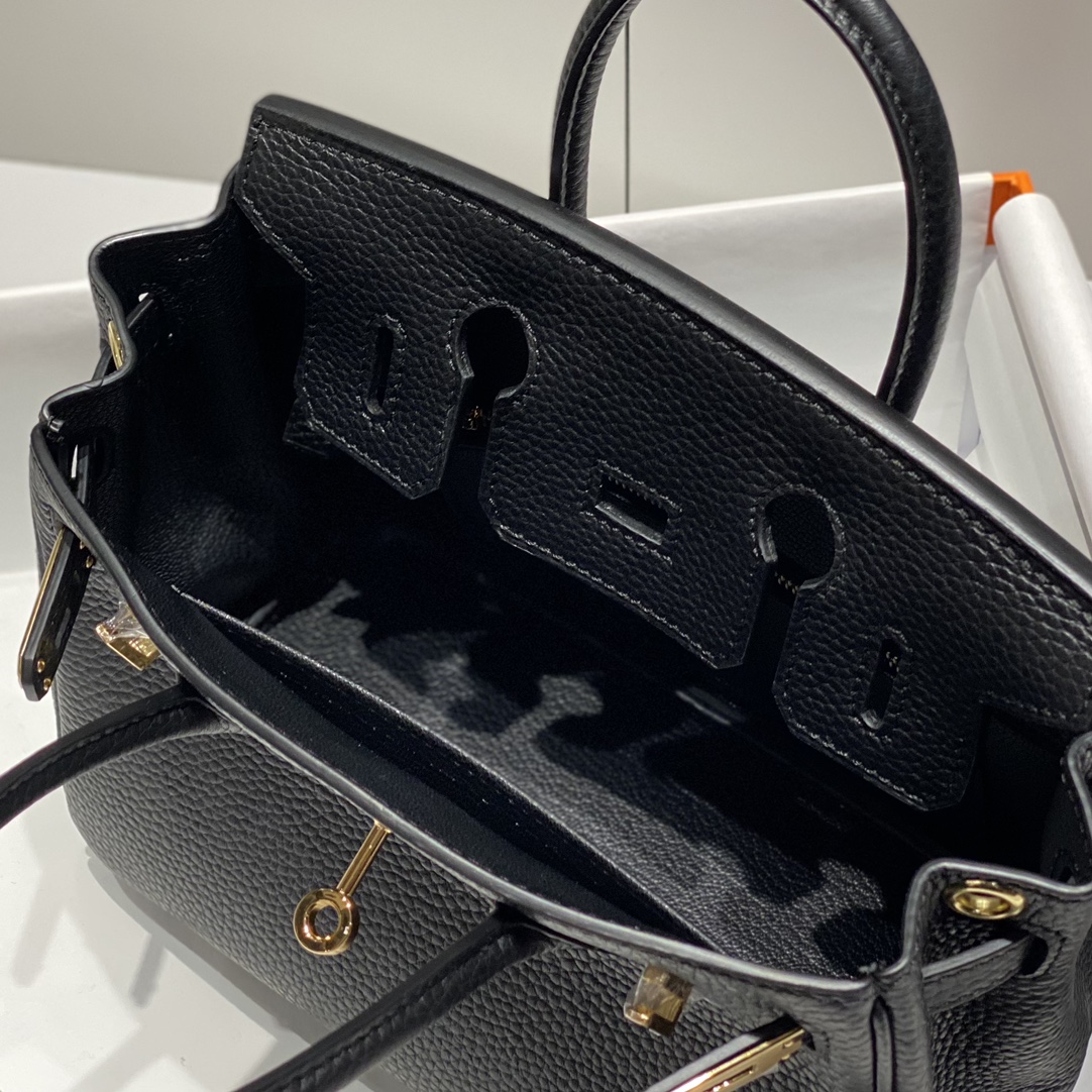 Bagsaaa H**me5 Mini Birkin Black Togo - 20cm