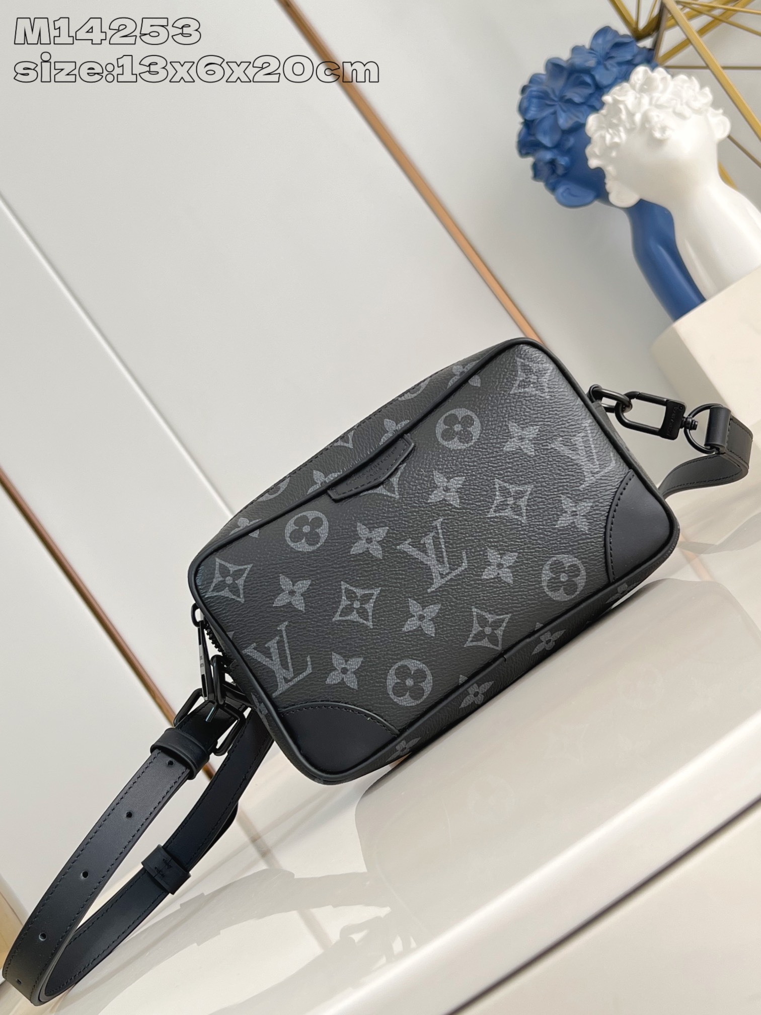 Bagsaaa L0vis Vvtt0n M14253 Trocadéro Wearable Wallet Monogram Eclipse - 20cm