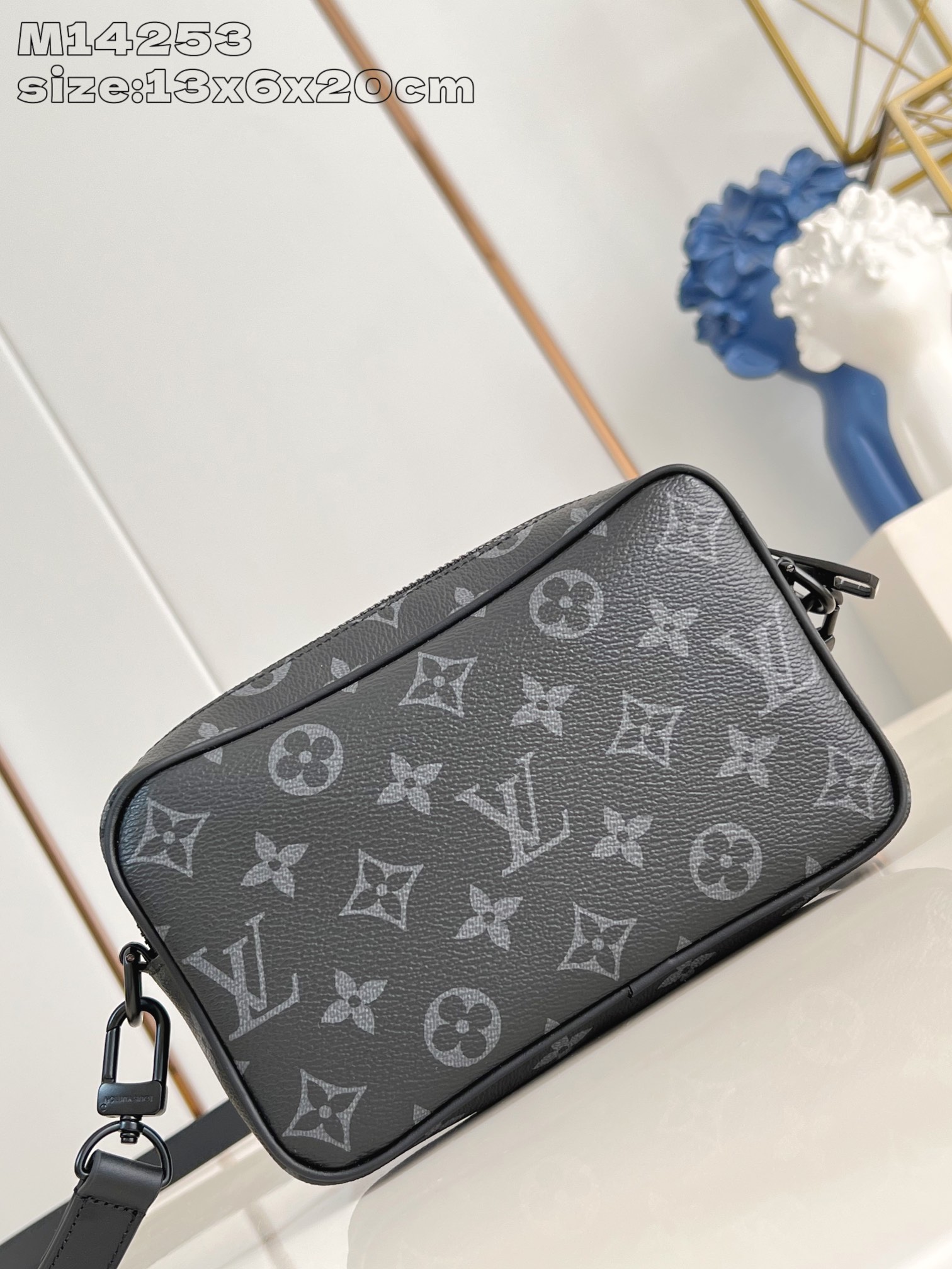 Bagsaaa L0vis Vvtt0n M14253 Trocadéro Wearable Wallet Monogram Eclipse - 20cm
