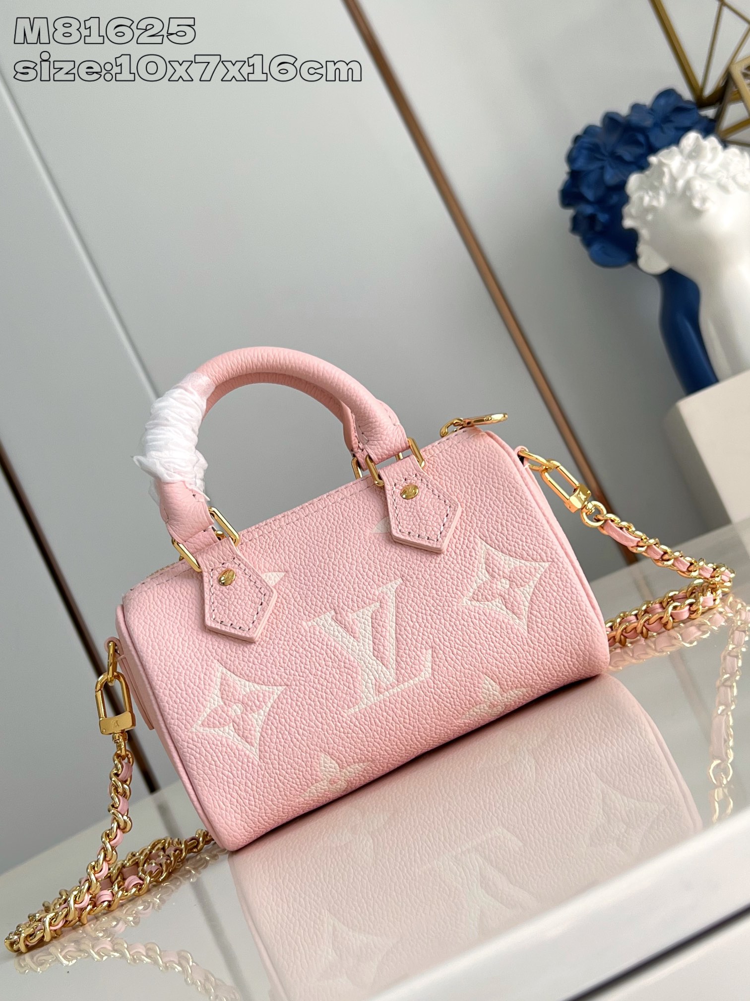 Bagsaaa L0vis Vvtt0n M14226 Nano Speedy Rose Pink - 16 x 10 x 7.5 cm