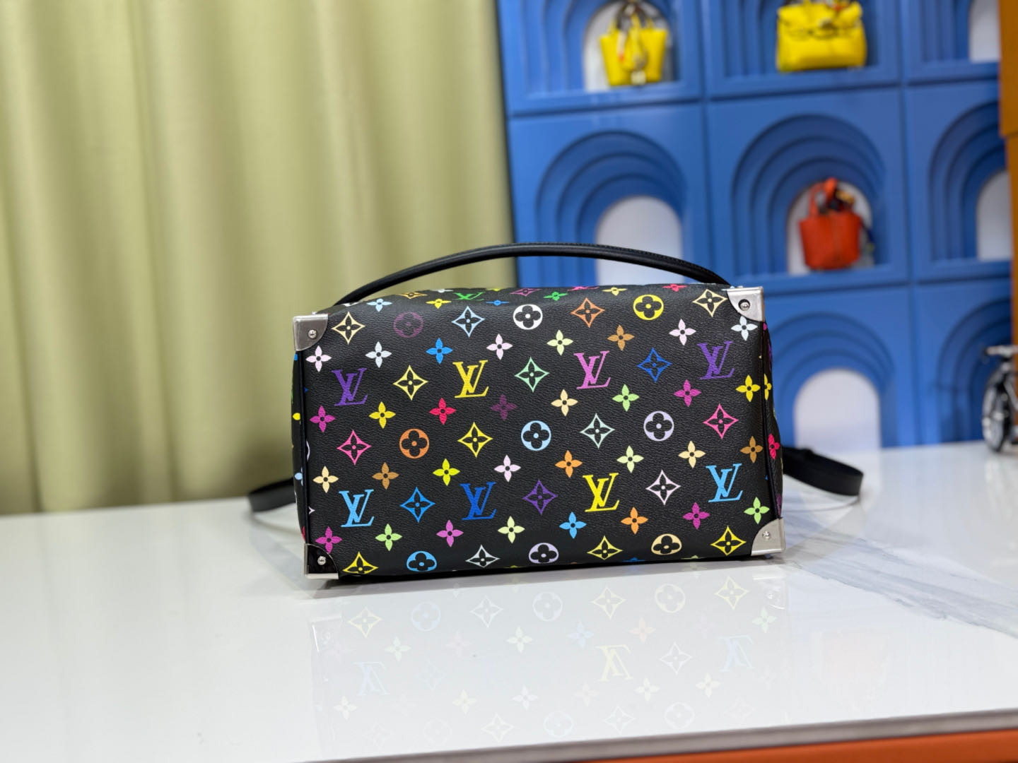 Bagsaaa L0vis Vvtt0n M13257 Speedy Soft 30 LV x TM Black Multicolor - 30 x 21 x 17 cm