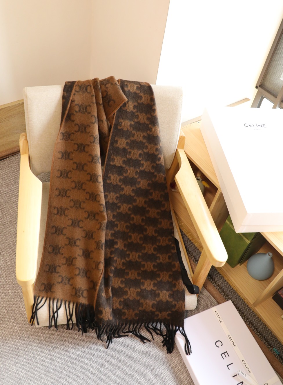 Bagsaaa Ce1i*e Scarf - 35x200cm
