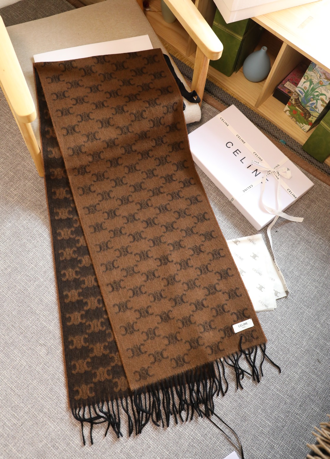 Bagsaaa Ce1i*e Scarf - 35x200cm