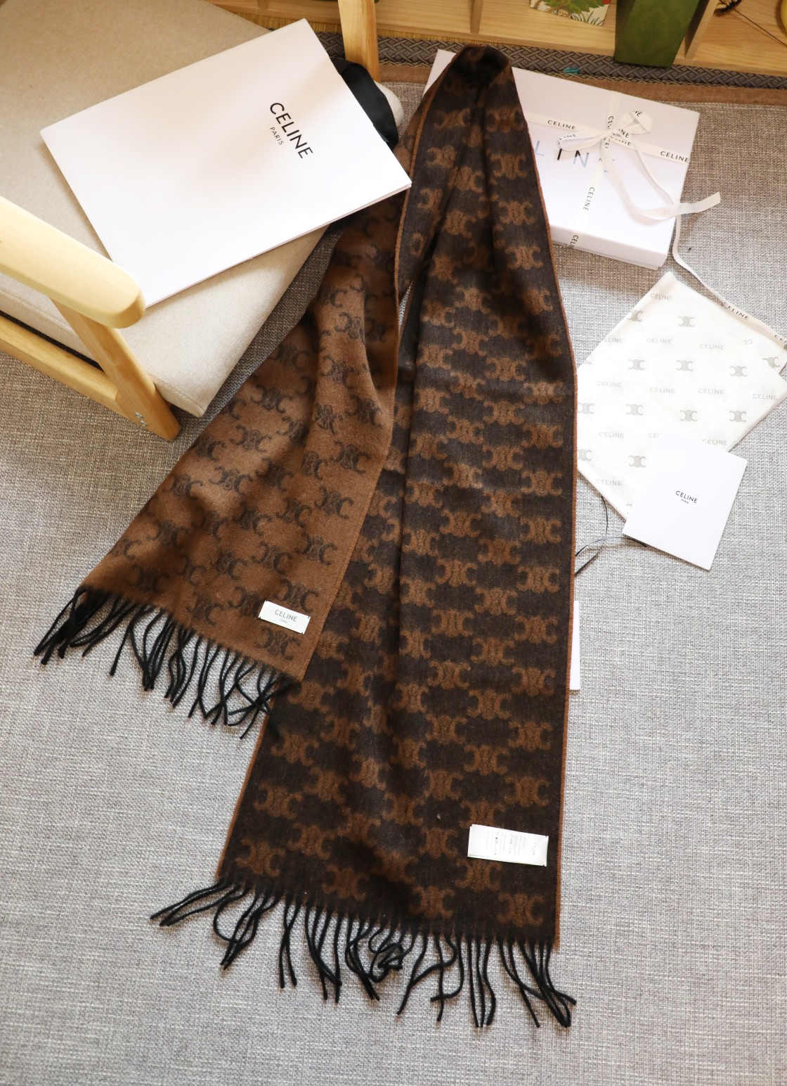 Bagsaaa Ce1i*e Scarf - 35x200cm