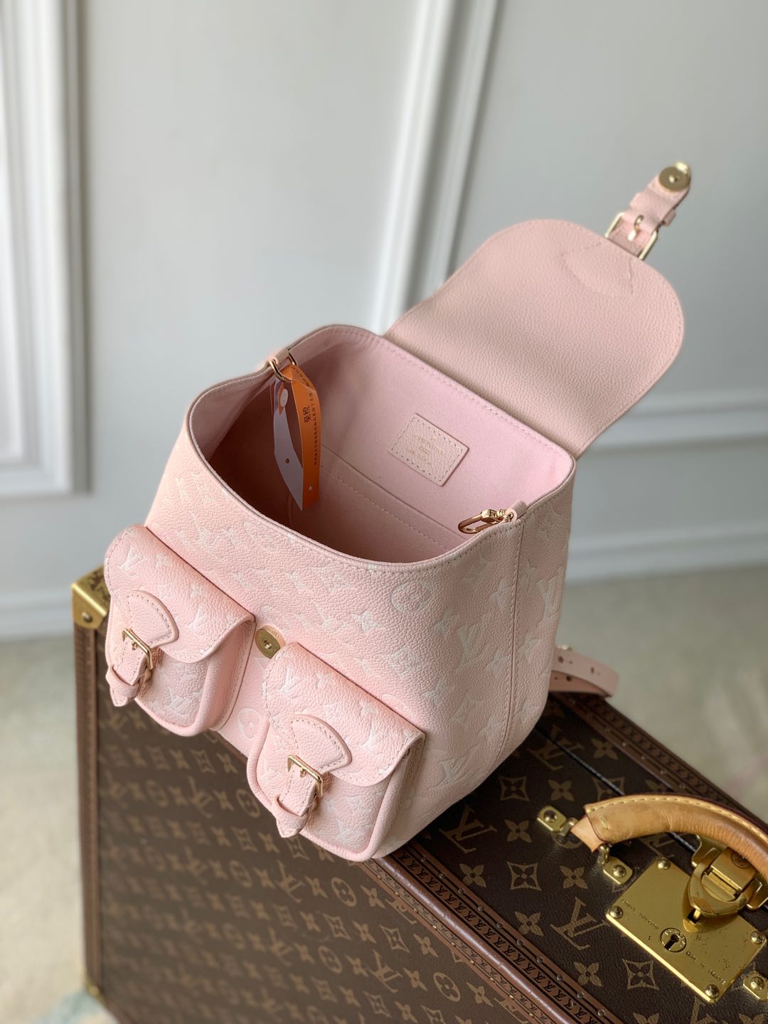 Bagsaaa L0vis Vvtt0n M12987 Backup Backpack Pink - 20 x 22 x 14 cm