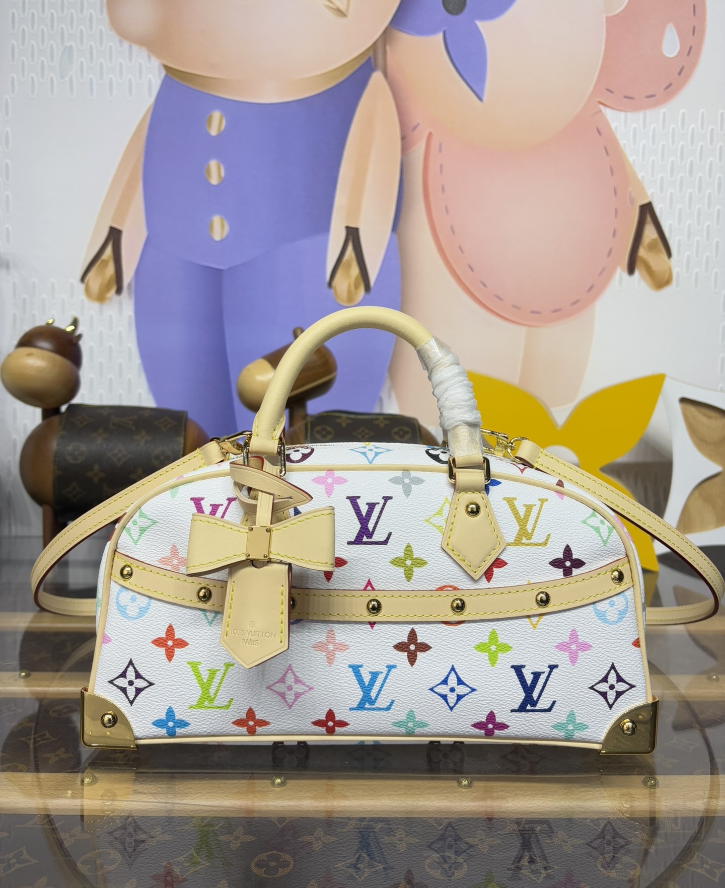 Bagsaaa L0vis Vvtt0n M13084 East West LV x TM Bag Multicolored - 27cm