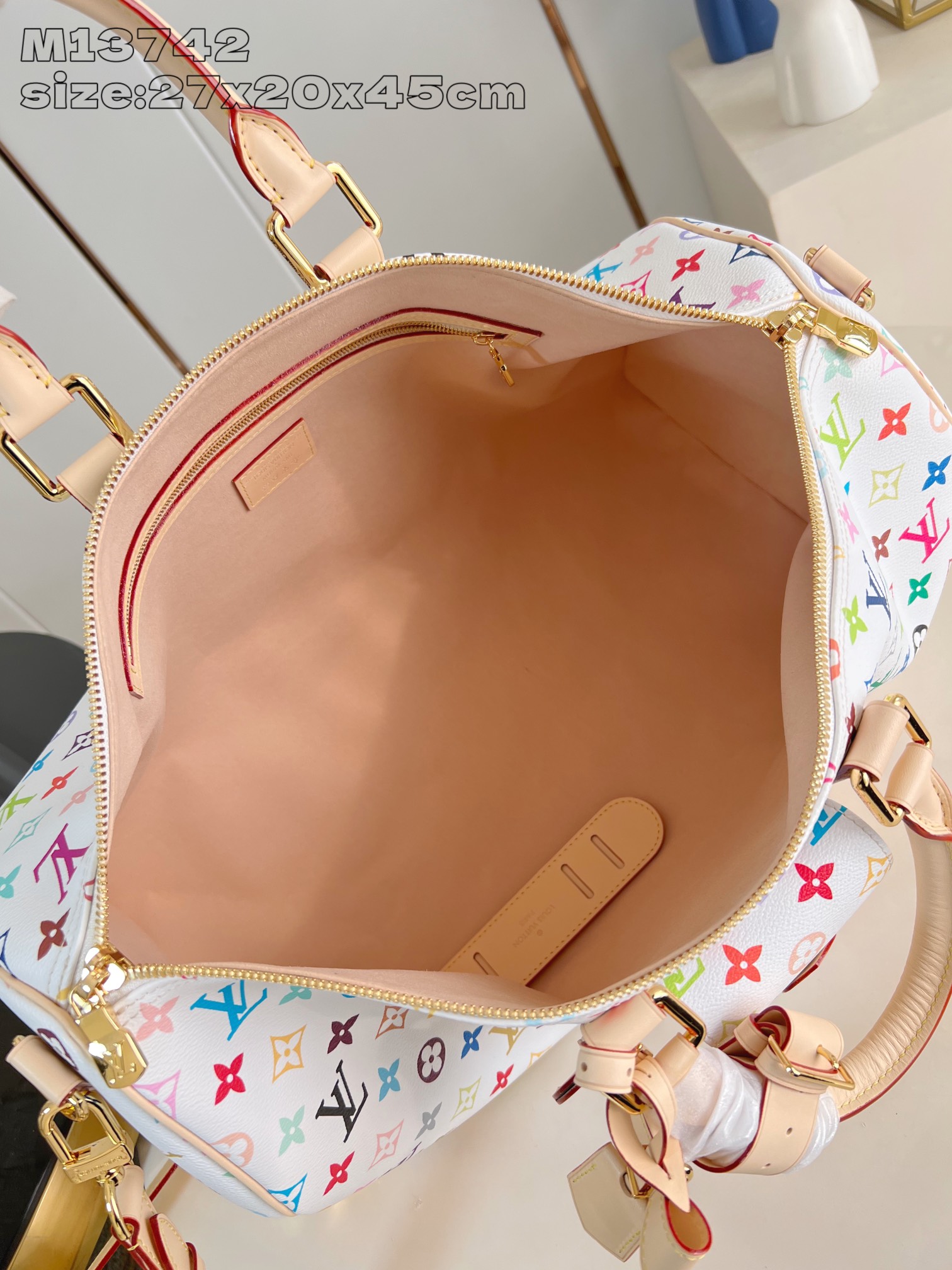 Bagsaaa M13742 LV x TM Keepall Bandoulière 45 Multicolored - 45cm
